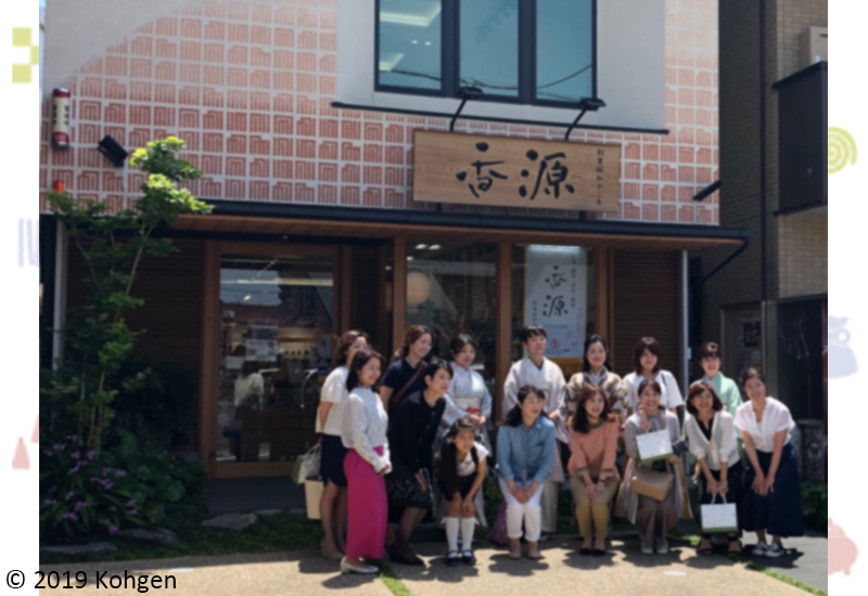 団体様のお線香製作体験を香源名古屋本店にて開催しました！