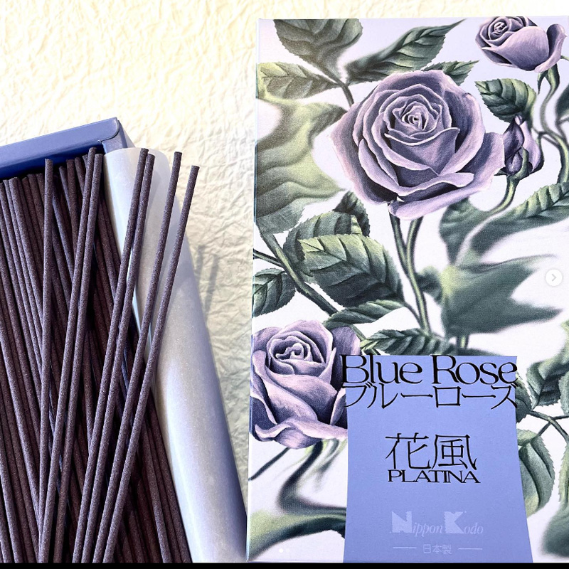 日本香堂のお香　BLUE ROSE ブルーローズの香りのご紹介