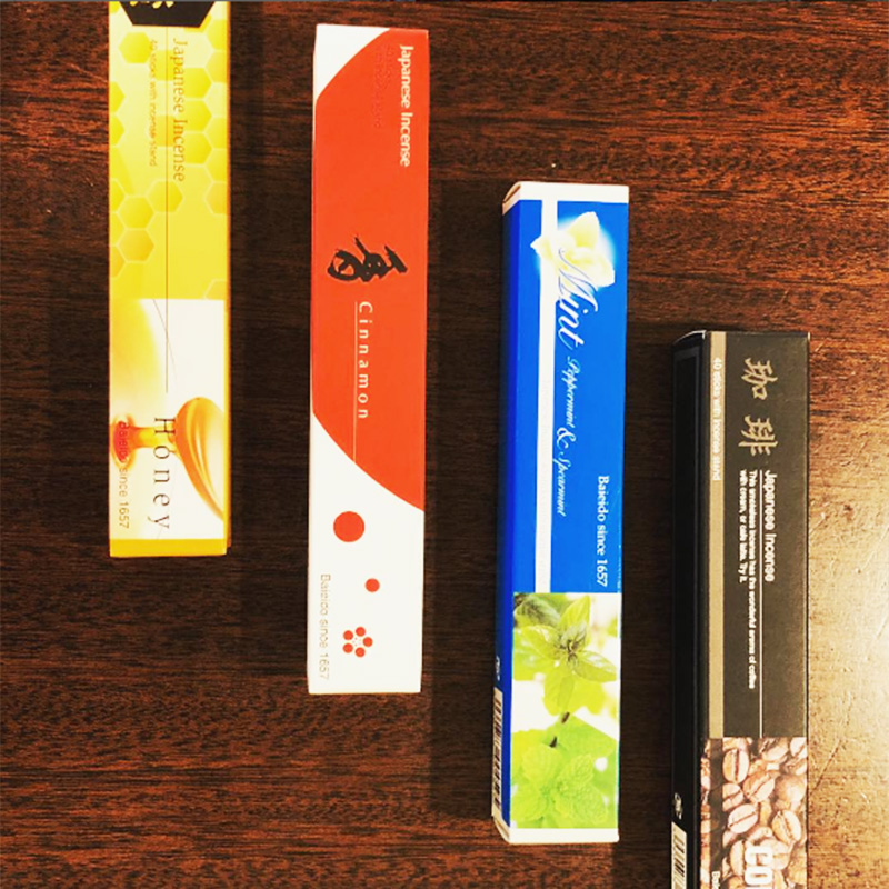 スタイリッシュな海外向けデザインが特徴の「Japanese Incense」。