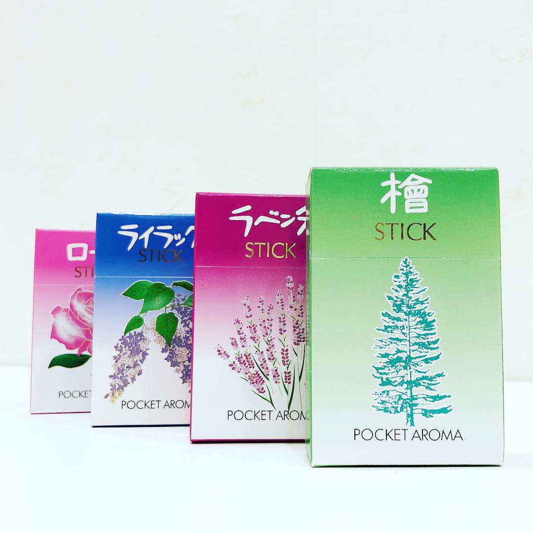 【香源 上野桜木店】どこかレトロで懐かしいデザインのパッケージ。お香メーカー大発さんの人気シリーズです。